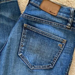 madewell skinny skinny jeans size 27